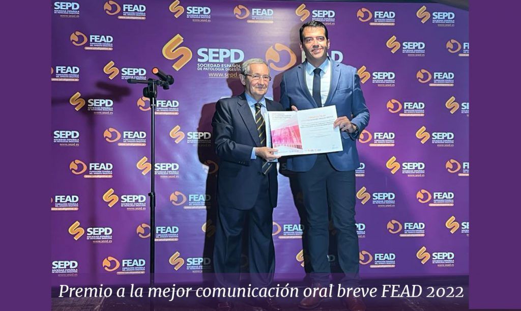 Premio FEAD 2022 a la mejor comunicación oral breve