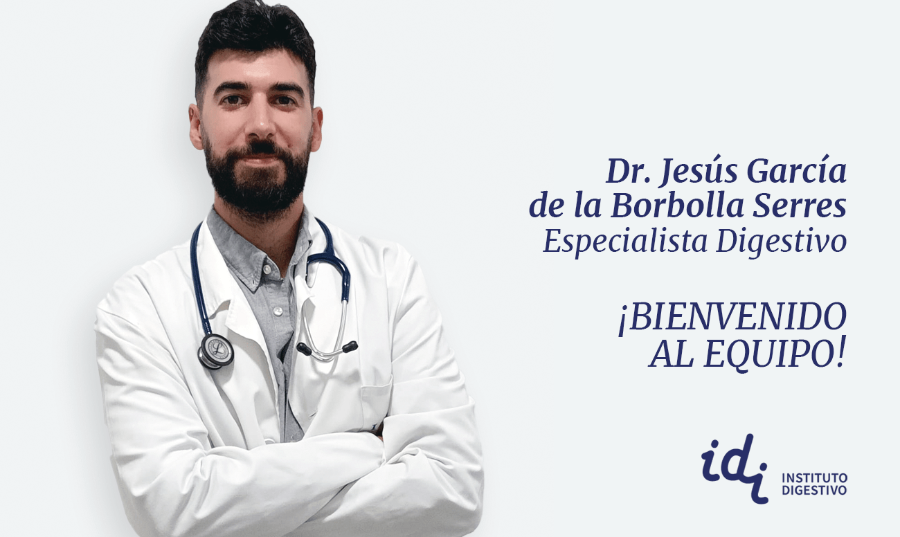 Dr. Jesús García de la Borbolla Serres nuevo especialista en aparato digestivo